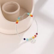 Rainbow smile bracelet with female - Image 3