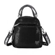 Ms sequins fashionable backpack