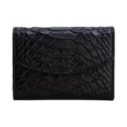 Crocodile grain senior mini brief paragraph change purse