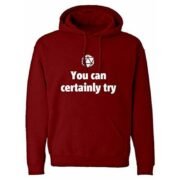 Hoodie Medium Red Hooded Sweatshirt
