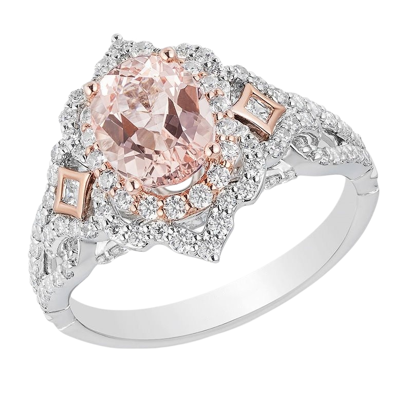 Aurora Morganite Ring