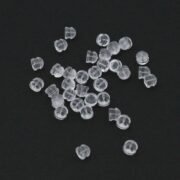 TRANSPARENT EAR PLUGS, ONE PACK